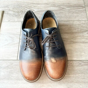 NAOT Chief Handcrafted Two Tone Fade Leather Oxford Shoe Made in  Israel